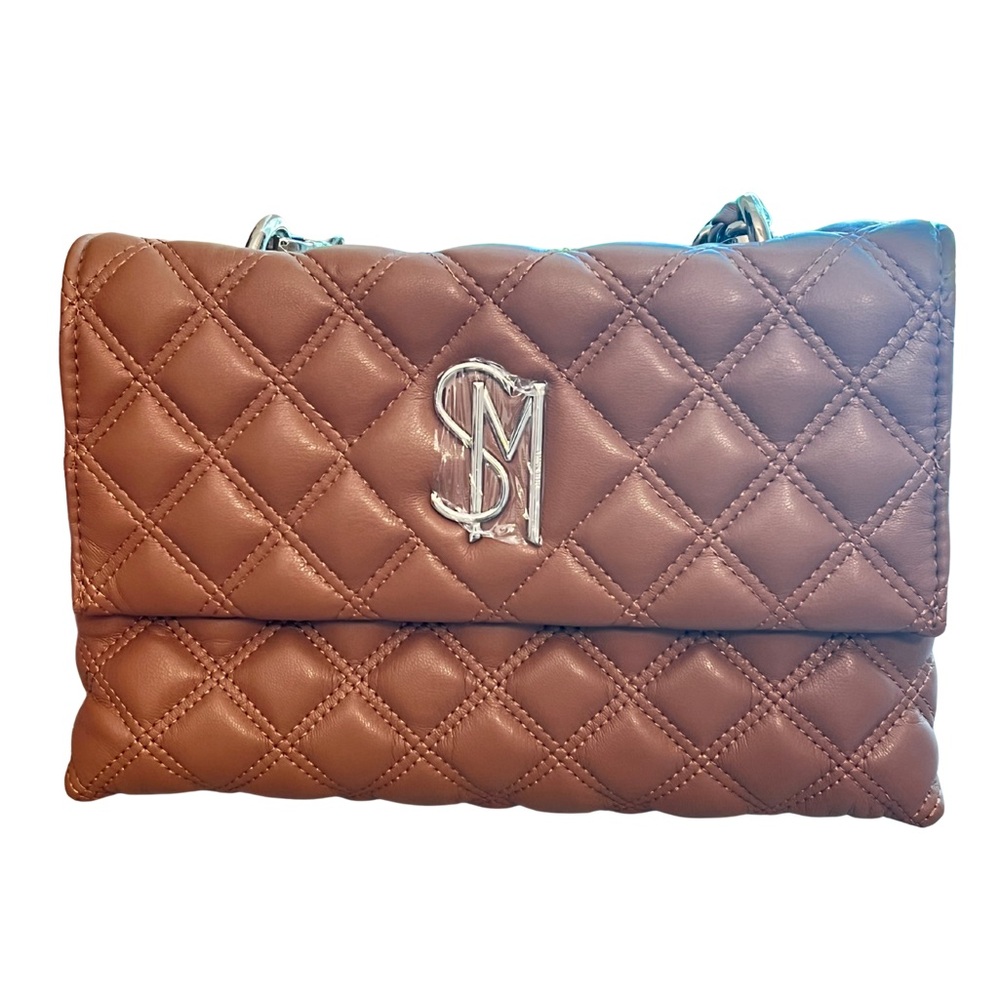👜 Steve Madden “Bezra” Quilted Shoulder Bag — Nutshell NWT
